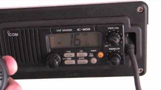 Icom Radio VHF Marine ICM59 [upl. by Seldon546]