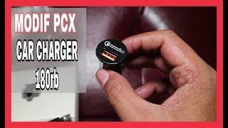 CAS HP DI HONDA PCX LOKAL  AUKEY CCT13 Car Charger with Quick Charge 30 [upl. by Charie412]