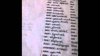 İngilizcede fiillerin 2 halleri  Irregular Verbs [upl. by Sparhawk]