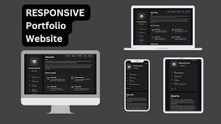 Responsive Portfolio Website From Scratch [upl. by Mayeda828]