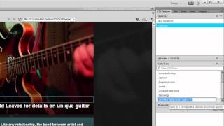 Adobe Dreamweaver CC Tutorial  CSS Designer [upl. by Hospers]
