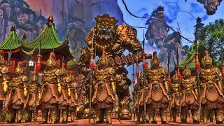 Battle of the Dragon Gate  Grand Cathay Vs Ogre Kingdoms  Total War Warhammer 3 Cinematic Battle [upl. by Ailemaj]