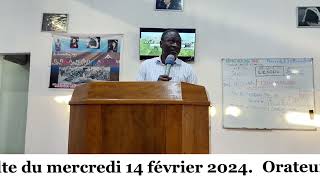 Mercredi 14 février 2024 LES SEPT ÂGES DE L’ÉGLISE âge de pergame par l’apôtre Romariac ITOUA [upl. by Htes]