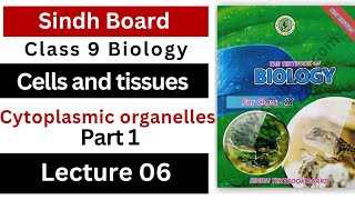 cytoplasmic organelles  cells and tissues  class 09 biology Sindh board new book [upl. by Redyr]