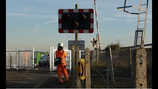 CLOSED End of the Road for Stoke Level Crossing [upl. by Nimsaj]