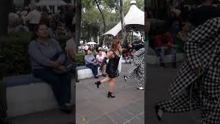 LOS PACHUCOS DE LA CIUDADELA baile ciudaddemexico pachucos [upl. by Fedak]