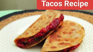 Tacos Recipe  Vegetarian Tacos  Fresh Easy and Delicious  Potato Tacos  Beetroot Tacos Recipe [upl. by Rihana134]