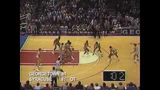 GtownSyracuse Final Seconds Jan 1987 [upl. by Anura]