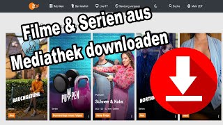 Filme amp Serien aus ARD  ZDF Mediathek downloaden  Anleitung [upl. by Eimmat]