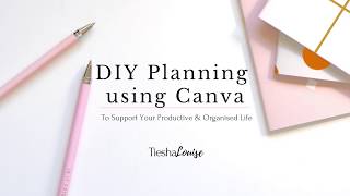 How to make your own classic Happy Planner page FREE  DIY Planning using Canva [upl. by Analiese]