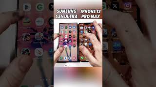 iPhone 13 Pro Max vs Samsung S24 Ultra SPEED TEST 🚀 Who’s the REAL SPEED KING 👑shortsviralvideo [upl. by Winfield]