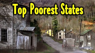 Top 10 States with Highest Poverty In America Poorest States 2023 [upl. by Arbba]