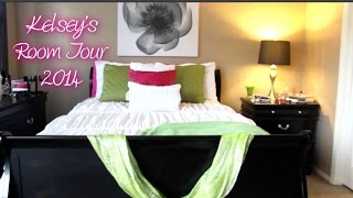 Kelseys Room Tour 2014 Glamtwinz334 [upl. by Godart]