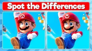 Spot the Differences Super Mario Bros Movie [upl. by Lenahs487]