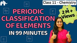 Classification of elements and periodic properties class 11  Chapter 3 Chemistry  CBSE JEE NEET [upl. by Nomra]