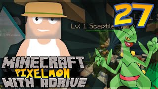 Minecraft PIXELMON with aDrive Ep27 quotSCEPTILE ENTERS THE BATTLEquot  PocketPixels Red Lets Play [upl. by Schnabel694]