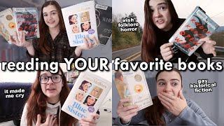 Reading YOUR Favorite Books of 2024 ✨ reading vlog found a five star favorite [upl. by Hait866]