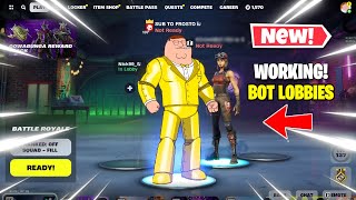 How To Get Bot Lobbies in Fortnite Chapter 5 New Working Fortnite Bot Lobby Tutorial [upl. by Rramed207]