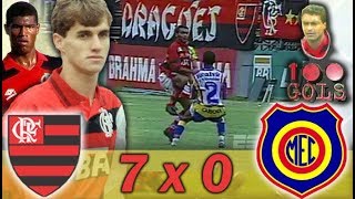 Flamengo 7 x 0 Madureira  Romário vs Cafezinho  Centésimo Gol de Romário pelo Fla  Carioca 1997 [upl. by Harrus]