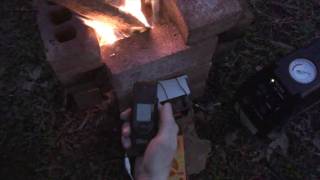 Peltier Cooler Generates Electricity with Rocket Stove [upl. by Nwahsem759]