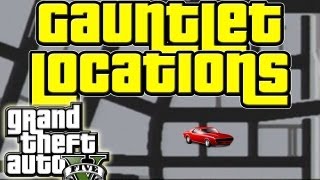 GTA 5  Gauntlet Car Locations  with Map of Bravado Gauntlets [upl. by Llewen436]