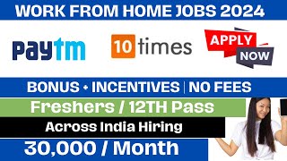 Paytm Recruitment 2024  Off Campus Recruitment  Freshers Hiring  Remote Jobs  Salary  30k [upl. by Nnahteb761]