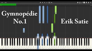 Gymnopédie No 1  Erik Satie PianoSynthesia [upl. by Eltsyrc]