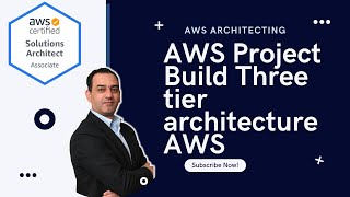 AWS Project Step by Step  Three tier architecture AWS [upl. by Zielsdorf116]