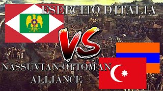 Gaudia Certaminis  Battle of Kuçovë Ottoman Empire and Nassau vs Italy 9191804 [upl. by Slin817]