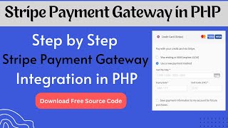 Stripe Payment Gateway Integration in PHP Step by Step  Stripe Payment Gateway Tutorial [upl. by Ellinad]