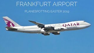 FRANKFURT AIRPORT PLANESPOTTING  Easter Weekend 2019 [upl. by Otrebor]