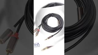 ￼RCA to AUX Cable 66FT 2RCA to 35mm Audio Cables AUX 35 18 to RCA Stereo Cable Headphone Jack [upl. by Winnifred181]