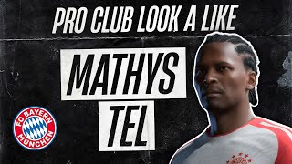 MATHYS TEL  EA SPORTS FC 24  PRO CLUBS LOOK A LIKE  FACE TUTORIAL  FRANCE  BAYERN MUNICH [upl. by Yajet]