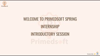 Introduction To Spring Internship Programme [upl. by Phaedra]