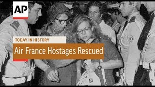 Air France Hostages Rescued  1976  Today In History  3 July 17 [upl. by Dublin345]