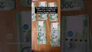 Invisible Money Challenge 2024 Ipon Challenge of 200php Update shorts viral money ipon [upl. by Rebmaed329]