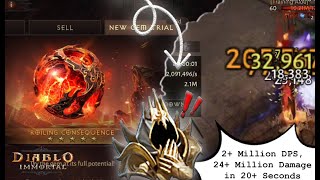 ROILING CONSEQUENCE Casual Damage Test Before amp After — 1 million DPS Difference  Diablo Immortal [upl. by Marie-Jeanne73]