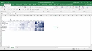 Como criar um HeatMap no Excel [upl. by Ahsilet]