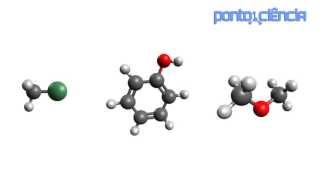 Aula de QuímicaOutras funções orgânicas em 3D Haletos orgânicos Fenóis e os Éteres [upl. by Lamp]