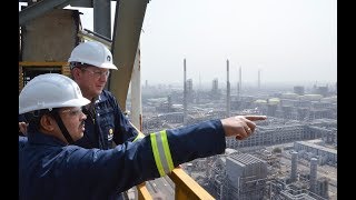 At the largest oil refinery in the world  Andrew Scheer [upl. by Nylhsa]