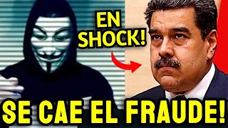 SE ACABO MADURO SUFRE ATAQUE Y SABOTEAN su FALSIFICASION de ACTAS ¡¡ANONYMOUS ESTUVO DETRAS [upl. by Natalya609]