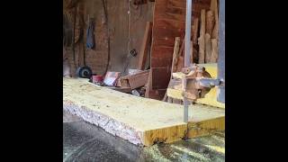 Cutting Lumber into Pieces  Wood cutting machine sound shorts woodcutting woodworking [upl. by Eeltrebor]