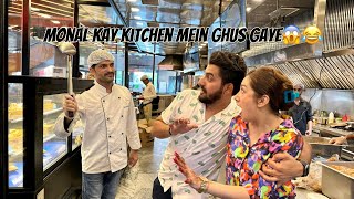 Monal kay kitchen mein ghus gaye😱😂  Bacho ka Play area hijack Krlia🤣  MominaampFaiqVlogs [upl. by Asen]