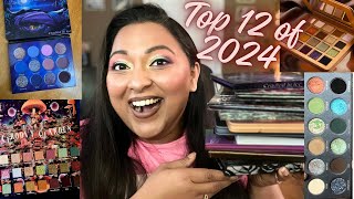 TOP 12 EYESHADOW PALETTES FOR 2024 SO FAR  SMITHY SONY [upl. by Edrei]