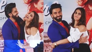 Ranveer Singh GETS Cozy With Vaani Kapoor At Befikre Song Launch [upl. by Larimor]