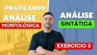 Como fazer uma análise morfossintática Exercício 3 português concursospúblicos sintaxe enem [upl. by Lledrev]