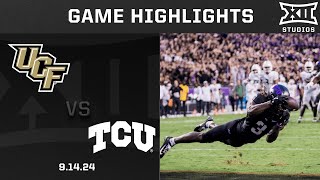 UCF vs TCU Highlights  2024 Big 12 Football [upl. by Evelyn]