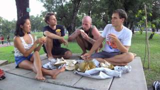 Durian Feasting In Chanthaburi Thailand [upl. by Avle]