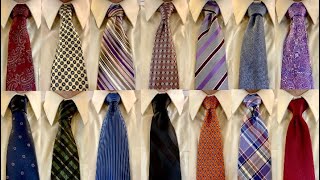 14 Classic Ties  Smallest to Largest [upl. by Ellerrehc914]