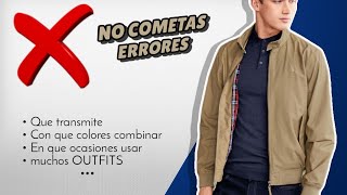 Chaqueta HARRINGTHON → Como combinar y vestirlas  muchos OUTFITS para hombre [upl. by Earazed434]